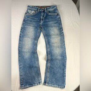 Y2K Rock Revival Embroidered Jeans | $40